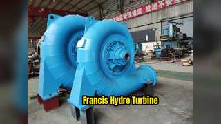 Francis Hydro Turbine Generator 300kW 20MW