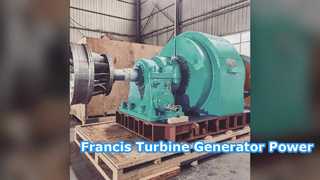 Francis Turbine Generator Τροφοδοτήστε τα έργα σας