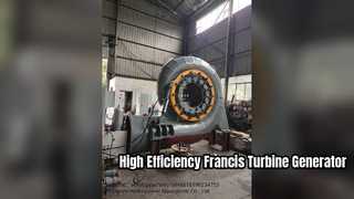 Στροβιλογεννήτρια Francis υψηλής απόδοσης 300KW έως 20MW