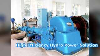 Αποδοτική Turgo Turbine Generator για Hydro Power
