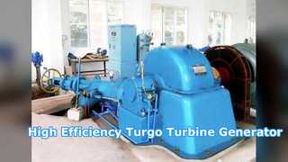 Υψηλής απόδοσης Turgo Turbine Generator 4000kW Power Solution
