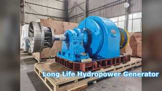 Francis Turbine Generator 30-50 Year Lifespan Hydropower
