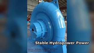 Francis Turbine Generator 450-1000RPM Stable Hydropower