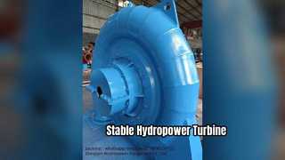 Francis Turbine Generator 450-1000RPM Stable Hydropower